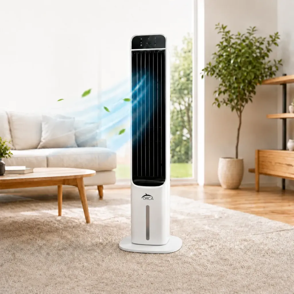 Rafraîchisseur D'air Mobile Orca Avec Télécommande - 5L - 80w