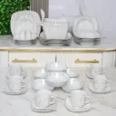 Service De Table 47 Pièces en Porcelaine Florence - G2246