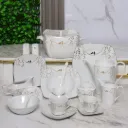 Service à Table 47 Pièces en Porcelaine Florence - G2255