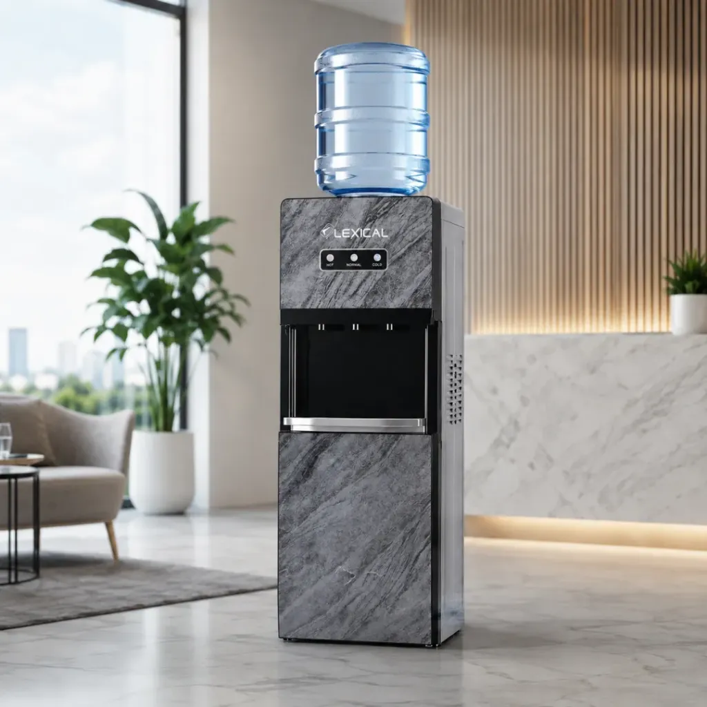 [LWD-6075-8] Distributeur d'Eau Avec Réfrigérateur Lexical LWD-6075-8 - Marbre Bleu