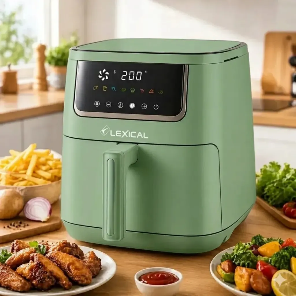 [LAF-3046-7] AirFryer avec Afficheur Lexical 7 L -1600W - Vert