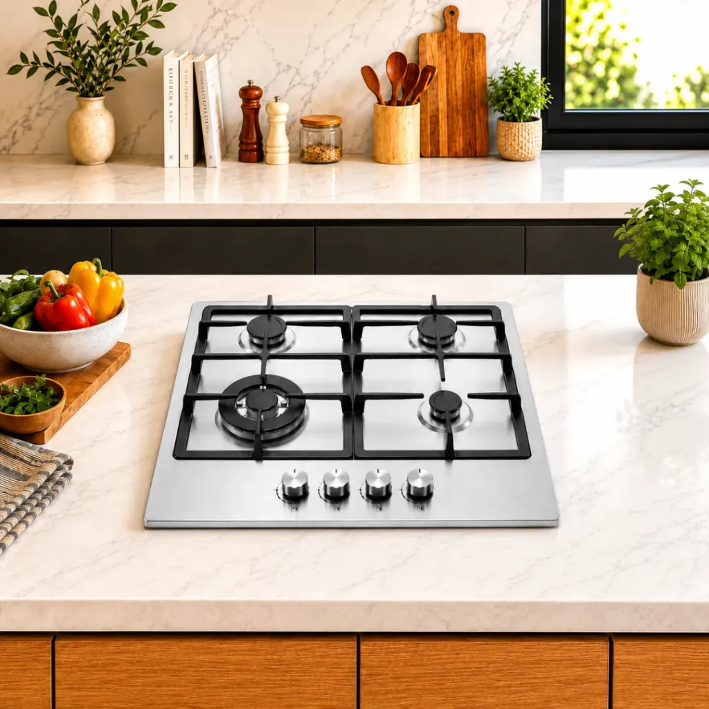 Plaque de Cuisson Encastrable 4 Feux-Lexical- Fonte