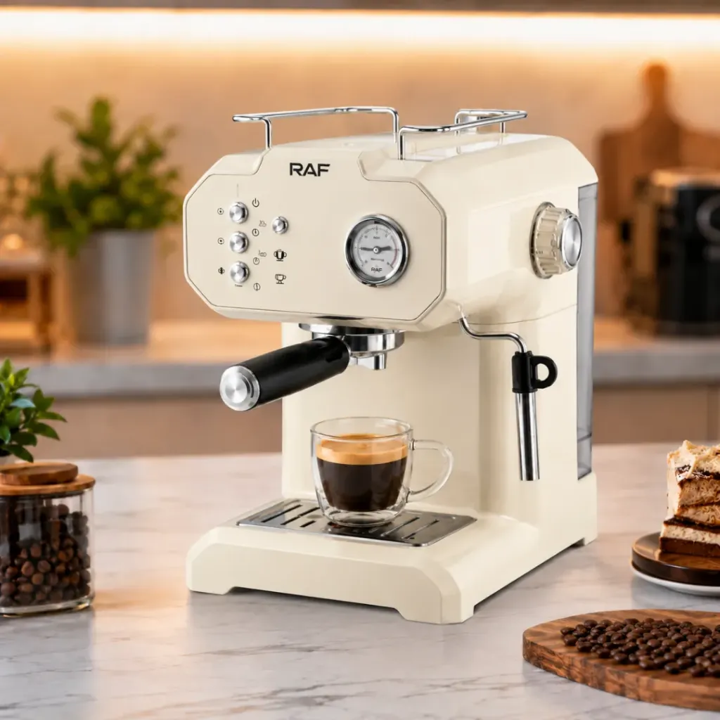 [R-104W] Machine A Café Expresso 3 EN 1 RAF - 2 L - 850 W -R.104W- Beige