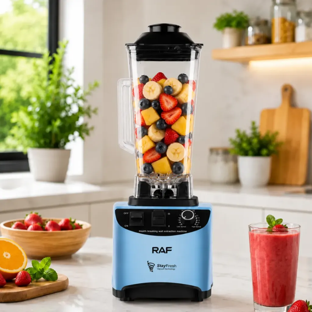 [R-2804BL] Blender RAF R.2804 2,5L 1400W-15 vitesses- Bleu