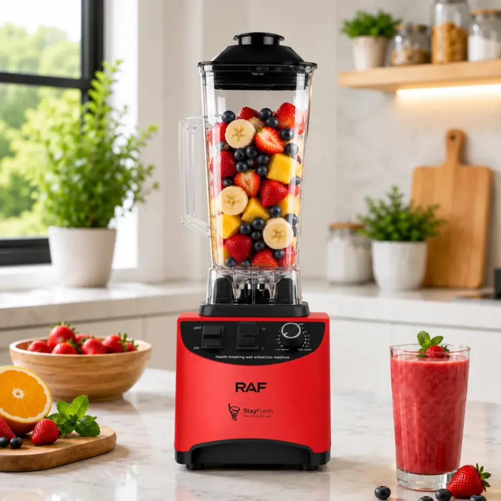 [R-2804R] Blender RAF R.2804 2,5L 1400W-15 vitesses- Rouge
