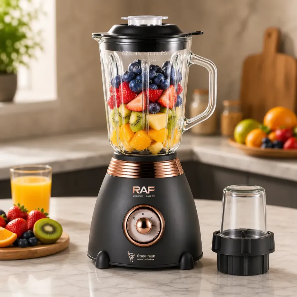 [R-2820] Blender  En Verre 2 EN 1 RAF - 450 W - 1,5 L