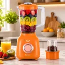 Blender Avec Moulin A Epices 2 EN 1 RAF - 500 W - 1,6 L - Orange