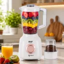 Blender Avec Moulin A Epices 2 EN 1 RAF - 500 W - 1,6 L - Blanc
