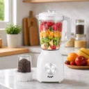 Blender Avec Moulin A Epices 2 EN 1 RAF - 350 W - 1,5 L - Blanc