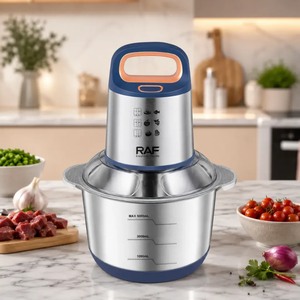 [R-7727] Hachoir Electrique En Inox RAF - 5L - 500W