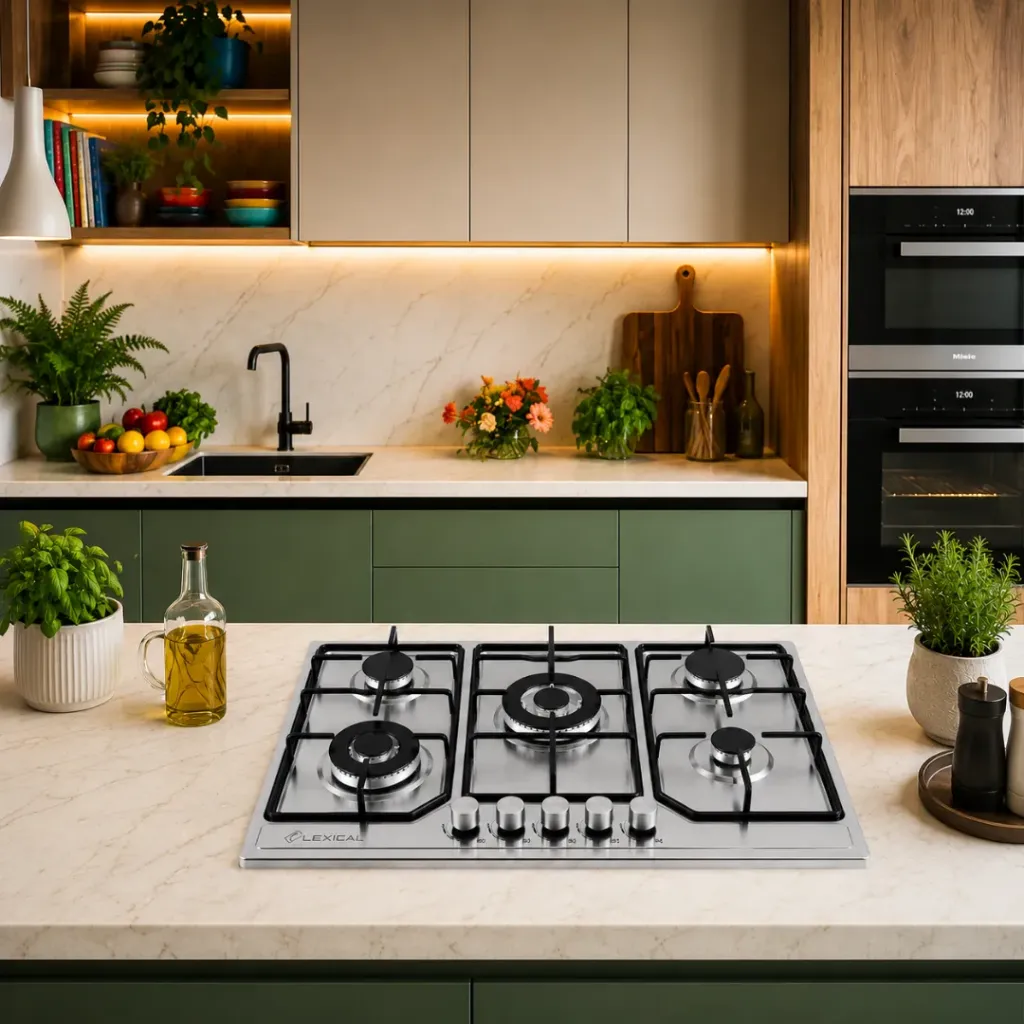 Plaque de Cuisson Encastrable 5 Feux-Lexical - Fonte