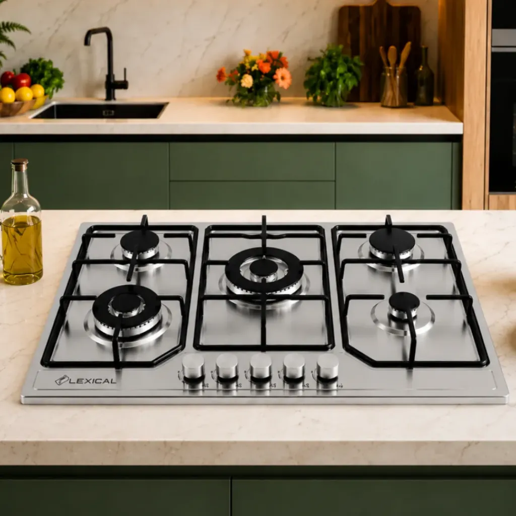 [LGS-2854] Plaque de Cuisson Encastrable 5 Feux-Lexical - Fonte