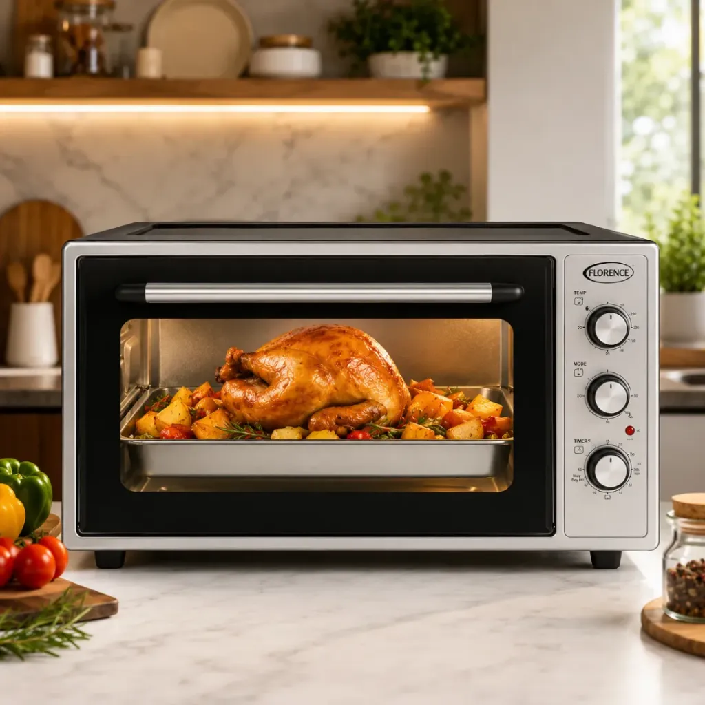 [F-45500G] Four Electrique Ventilée Florence 52L - 1600W – Gris