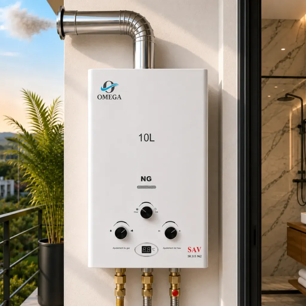 [OME10LN] Chauffe-Eau à Gaz Naturel Omega - 10 Litres