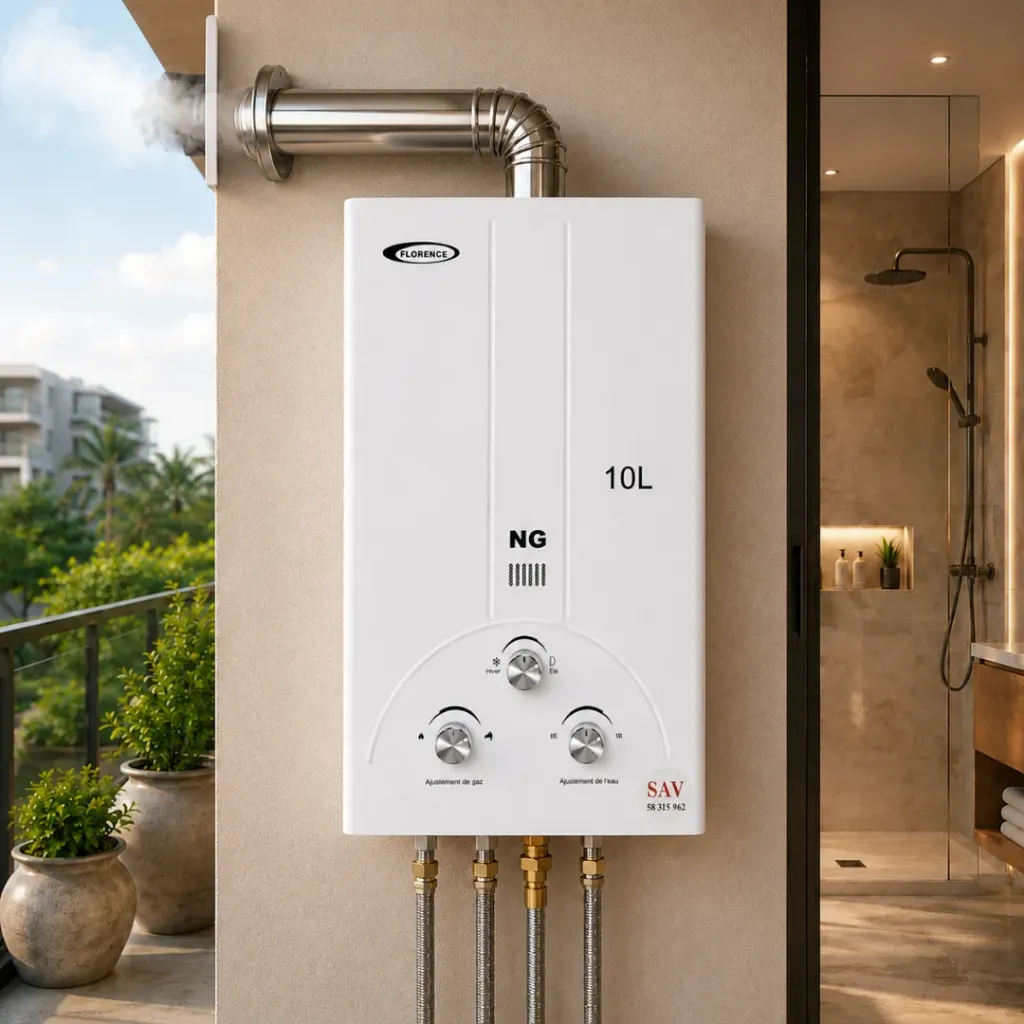 [FLO10LN] Chauffe-Eau à Gaz Naturel Florence - 10 Litres
