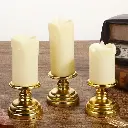Pack 3 Mini Veilleuses à Bougies LED