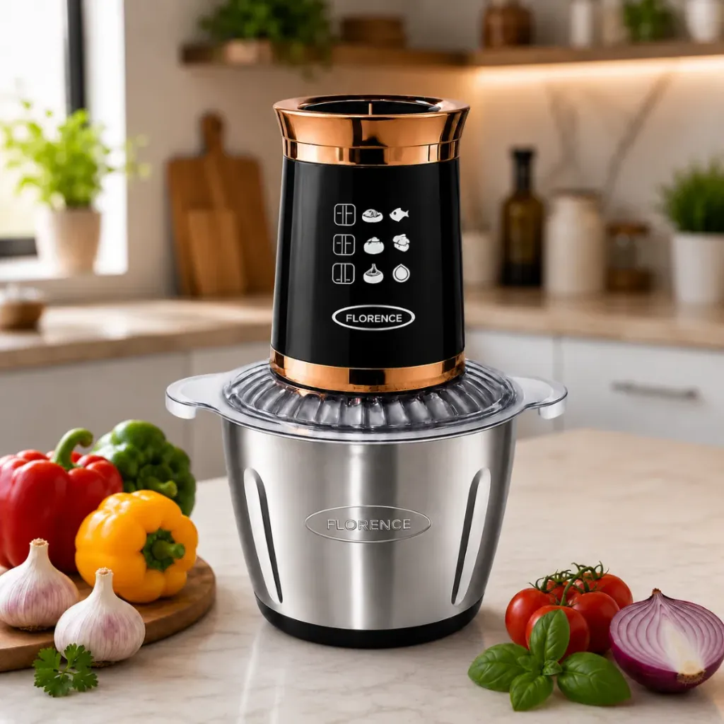 [R-7038N] Hachoir Multifonctions Florence - 3L- 1200W  - Noir