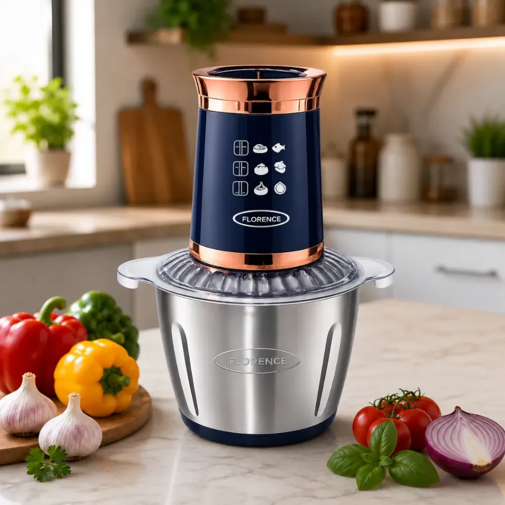 Hachoir Multifonctions Florence - 3L- 1200W  - Bleu