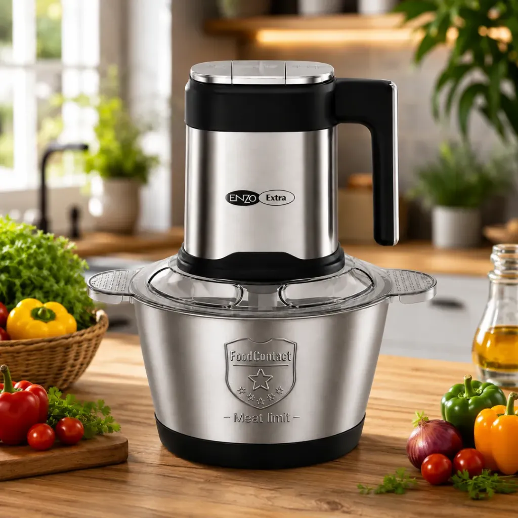 Hachoir Inox Multifonctions ENZO EXTRA - 3L- 1600 W