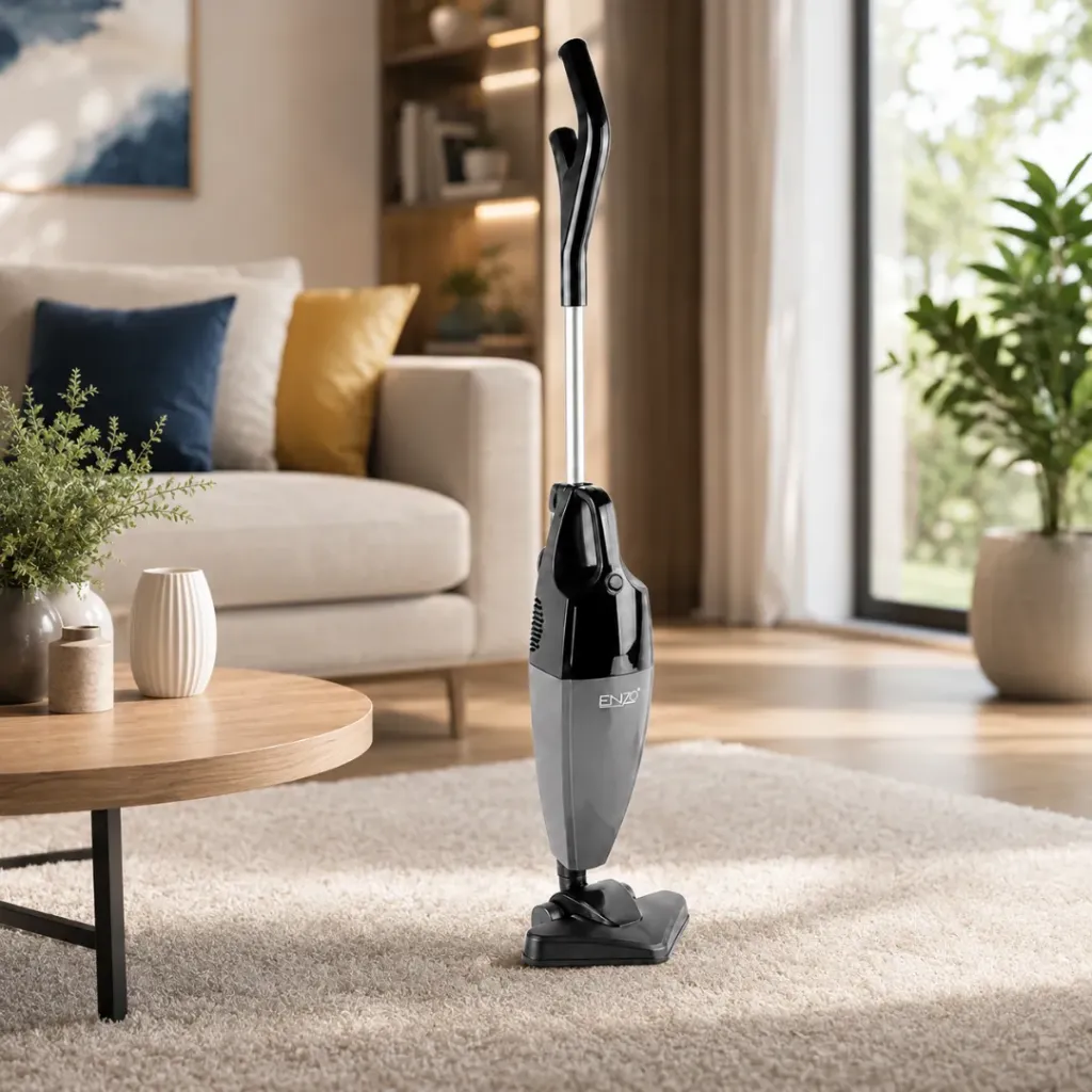 Aspirateur Balai Enzo Extra 2 en 1 - 1500 W - Gris