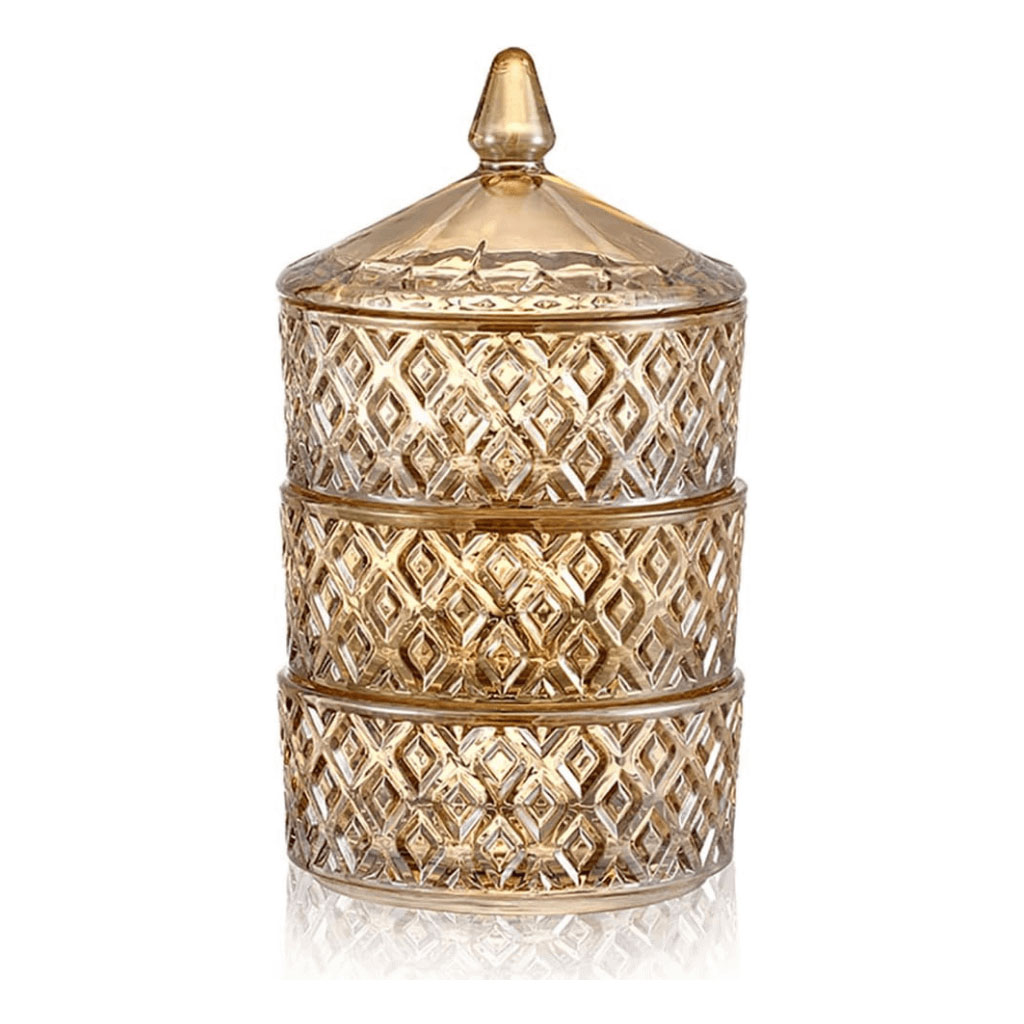 Ensemble de Bocaux en Cristal Empilables