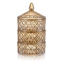 Ensemble de Bocaux en Cristal Empilables