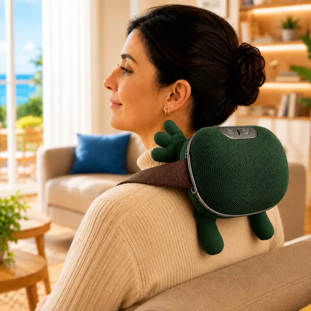 [VRTP-666] Appareil De Massage Cervical Rechargeable - 10 W Vert