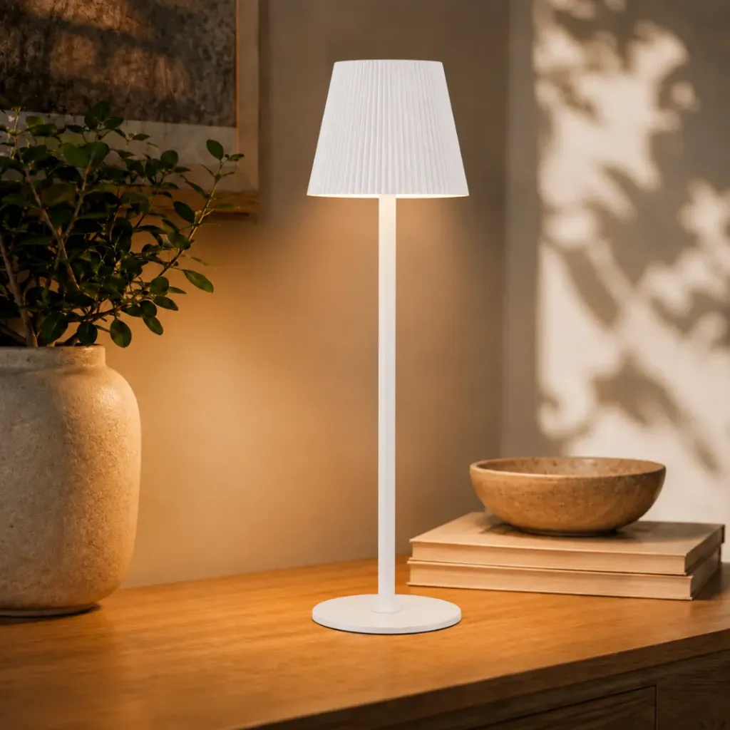 [GC-Y01B] Lampe De Table Rechargeable- Blanc