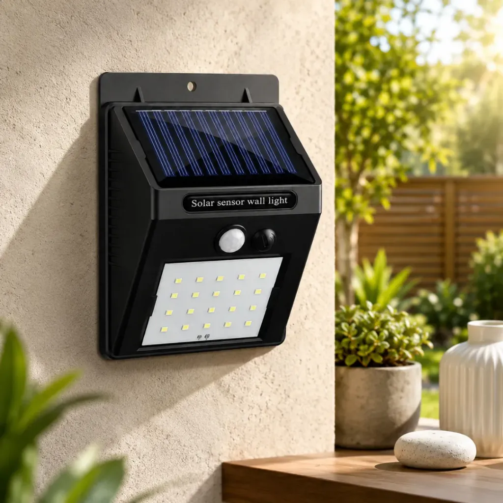 Applique Solaire Murale Avec Détecteur - 20 Led