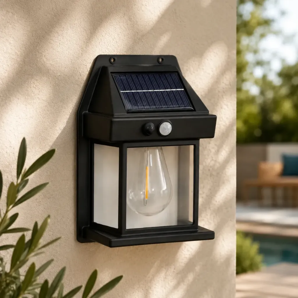 [ZD-888] Lampe Solaire Murale Avec Détecteur -1W