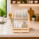 Egouttoir A Vaisselle En Plastique- Beige