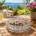 Cendrier En Verre RAYAN 13,5 cm