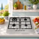 Plaque De Cuisson Encastrable En Inox 4 Feux Emaille- Florence