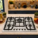 Plaque De Cuisson Encastrable En Inox 5 Feux Fonte- Florence