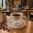 Service A Café En Verre 12 Pièces M2