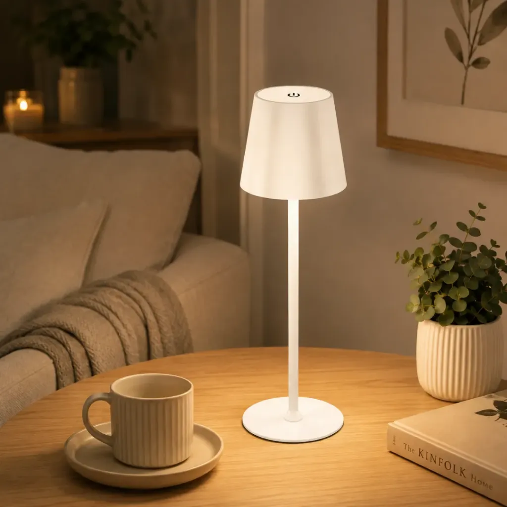 [GC-F01B] Lampe De Table Rechargeable Blanc