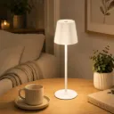 Lampe De Table Rechargeable Blanc