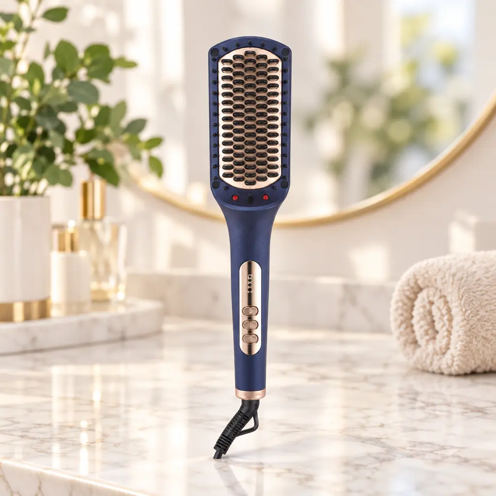 [11009B] Brosse Coiffante  DSP  – 60W – 232°C – Bleu