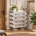 Porte-Chaussures En Plastique-5 Etagères
