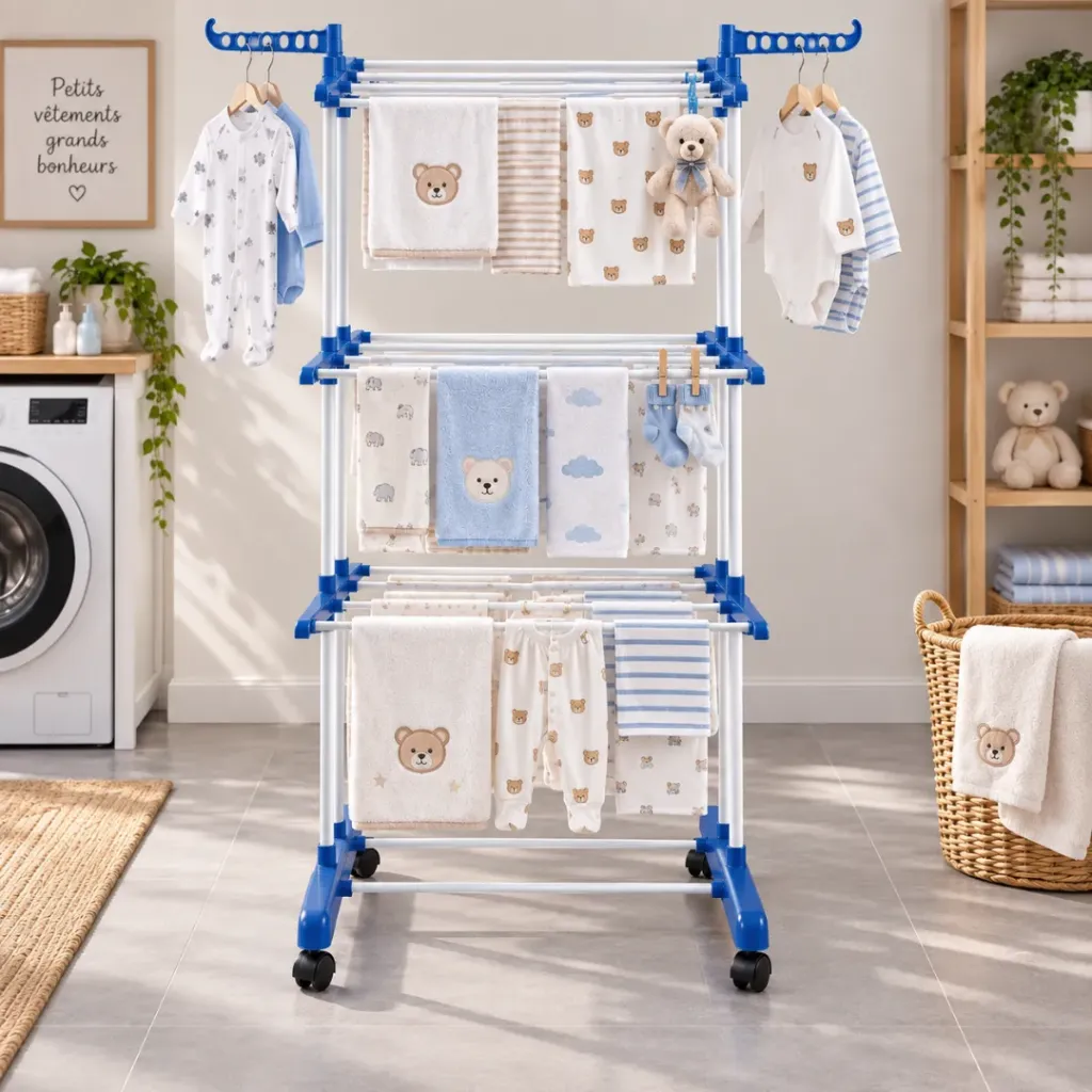 Sèche-Linge Mobile-3 Niveaux