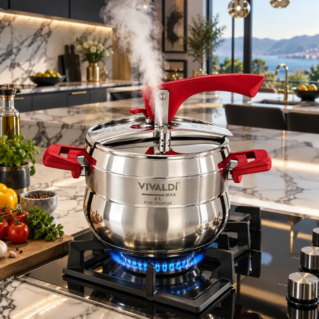 Cocotte-Minute Vivaldi Orkide 6L- Inox 18/10