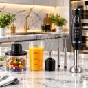 Mixeur Plongeant 5 en 1 Florence- 600W- Noir