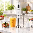 Mixeur Plongeant 5 en 1 Florence- 600W- Blanc