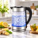Bouilloire Electrique En Verre Sokany- 2,2 L - 1500 W