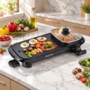 Grill Electrique Et Marmite Combinés Sokany - 1350 W