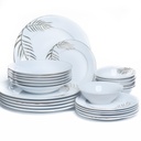 Service à Table en Porcelaine 24 Pièces Bravo Doré Motif2