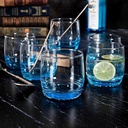 Lot de 6 Verres Deli Glassware Teinté Bleu 315ml