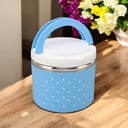 Boite a repas isotherme Rond 800ML Bleu Ciel