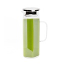 Bouteille en Verre avec couvercle en inox 1300ML 