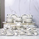 Service à Table 114 Pièces en Porcelaine Florence M2